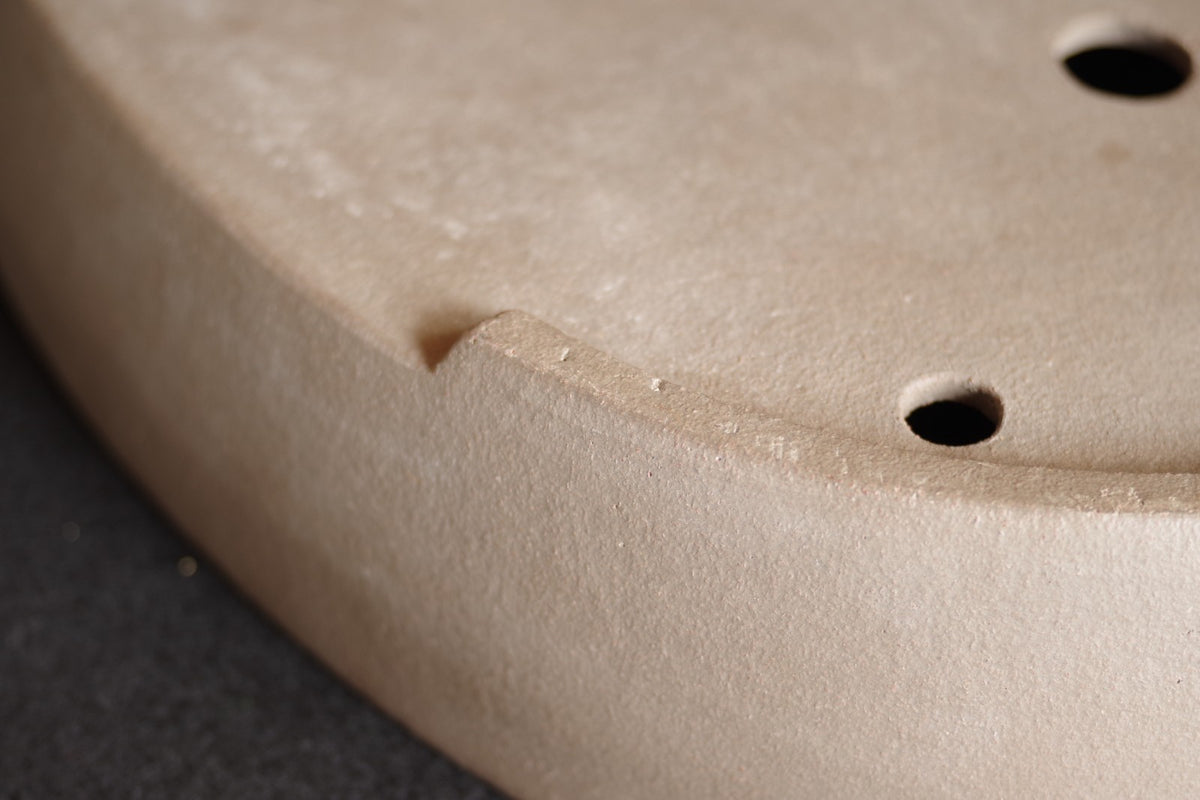 Bonsai Pot Tokoname Seibun Oval Unglazed Width 47.3 cm (18.62 inches)