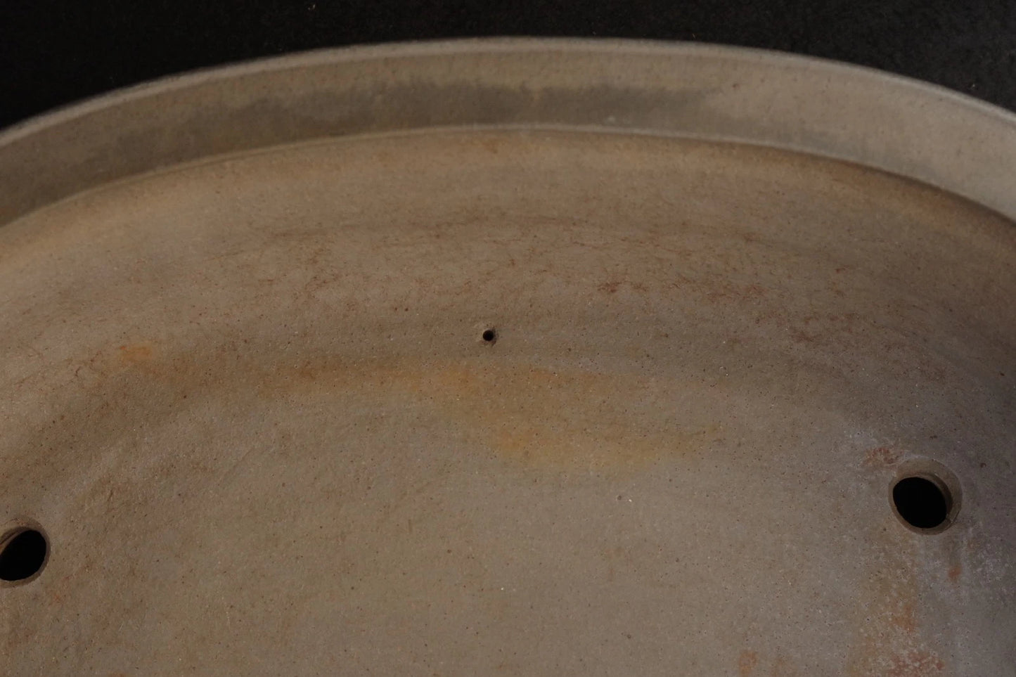 Bonsai Pot Tokoname Nakano Gyozan Unglazed Deep Oval Width 45.2 cm (17.8 in.) Large