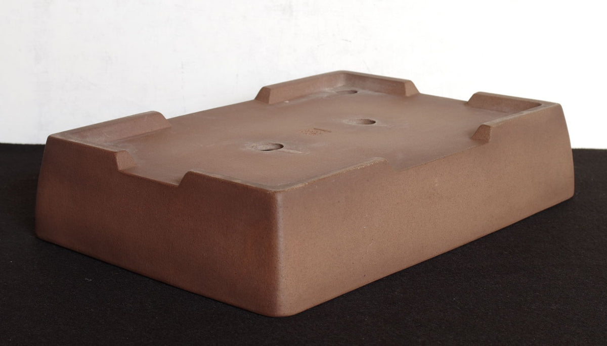 Bonsai Pot Tokoname Zenigo Unglazed Rectangular Width 40.5 cm (15.94 inches)