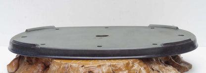 Bonsai Pot Extra Large Navy Blue Glazed Oval Harumatsu Width 75cm( 29 7in.)