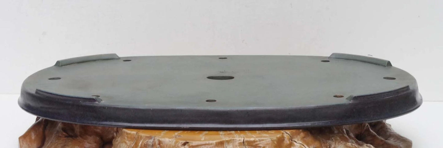 Bonsai Pot Extra Large Navy Blue Glazed Oval Harumatsu Width 75cm( 29 7in.)