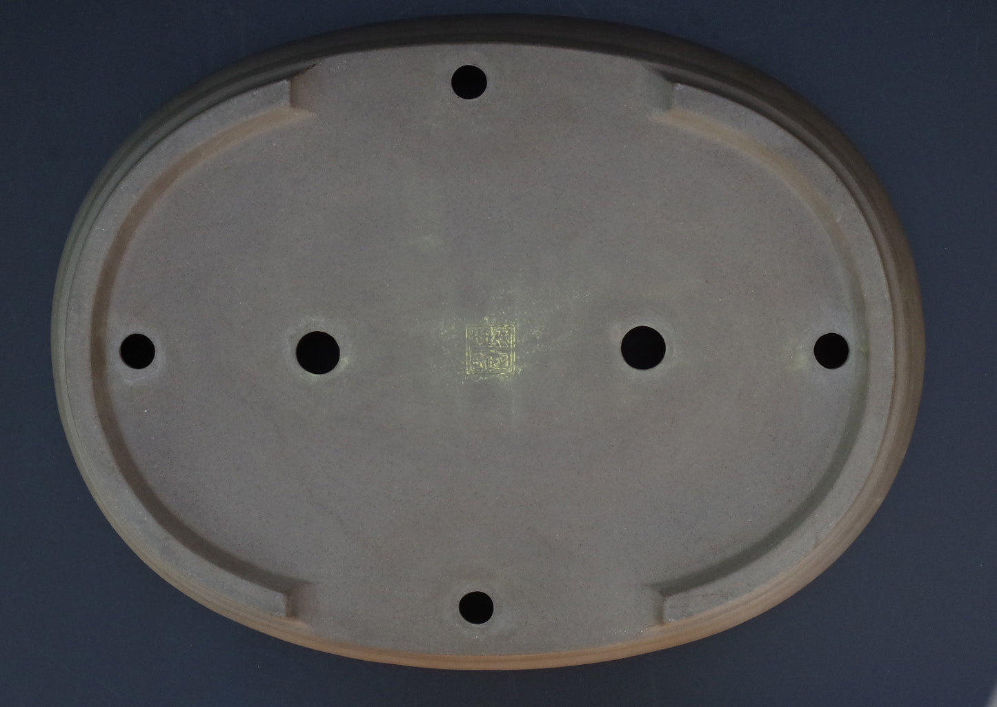 Bonsai Pot Tokoname Keizan -en Unglazed Oval Deep Width 64 cm /25.2 in.Extra Large