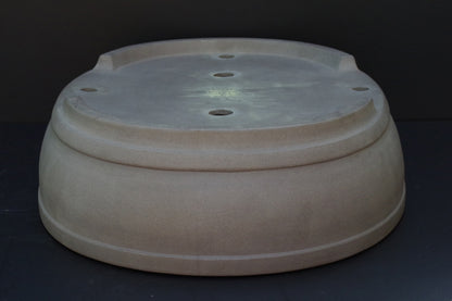 Bonsai Pot Tokoname Keizan -en Unglazed Oval Deep Width 64 cm /25.2 in.Extra Large
