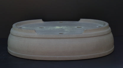 Bonsai Pot Tokoname Keizan -en Unglazed Oval Deep Width 64 cm /25.2 in.Extra Large