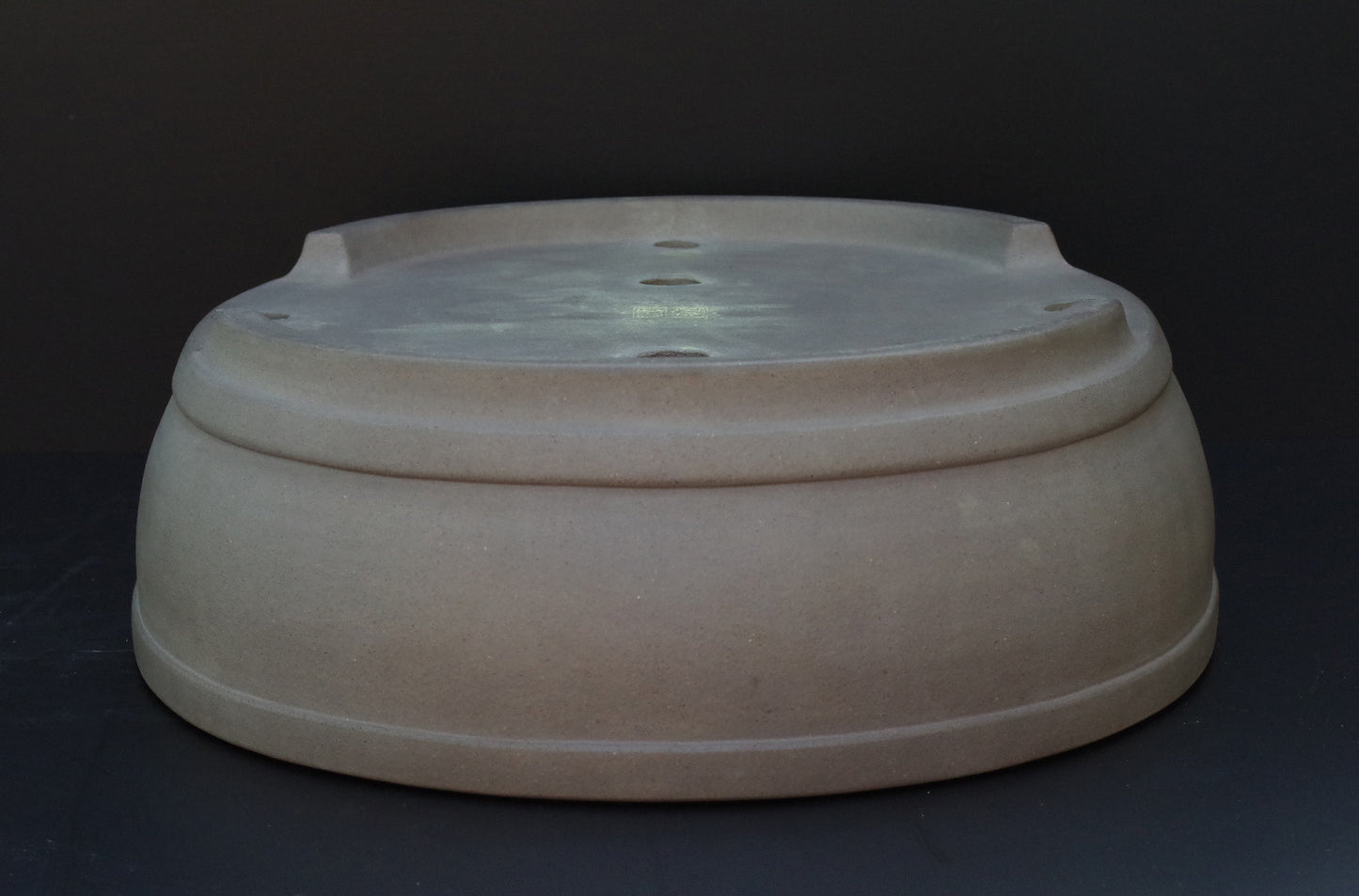 Bonsai Pot Tokoname Keizan -en Unglazed Oval Deep Width 64 cm /25.2 in.Extra Large