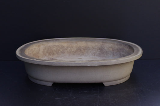 Bonsai Pot Tokoname KAKUZAN Unglazed Oval Deep Width 63.5 cm /25.0 in.Ex-Large