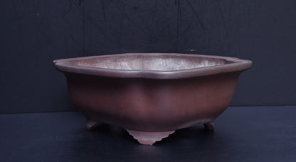 Bonsai Pot Tokoname Yamaaki Unglazed Mokko Width 43.7 cm (17.2 in.) Large