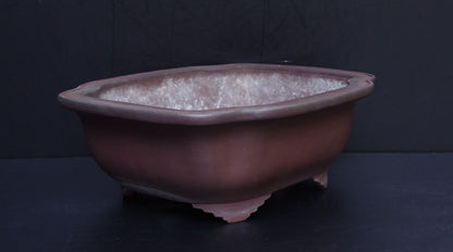 Bonsai Pot Tokoname Yamaaki Unglazed Mokko Width 43.7 cm (17.2 in.) Large