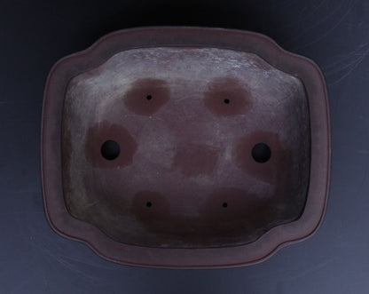 Bonsai Pot Tokoname Yamaaki Unglazed Mokko Width 43.7 cm (17.2 in.) Large