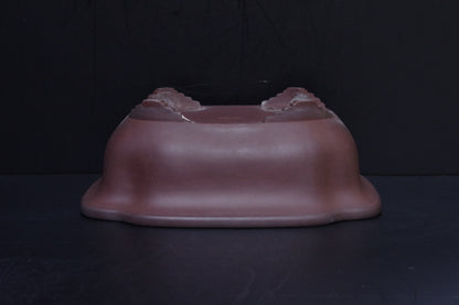 Bonsai Pot Tokoname Yamaaki Unglazed Mokko Width 43.7 cm (17.2 in.) Large