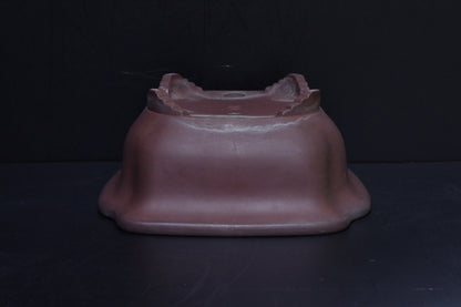 Bonsai Pot Tokoname Yamaaki Unglazed Mokko Width 43.7 cm (17.2 in.) Large