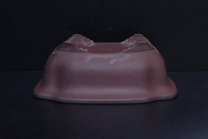 Bonsai Pot Tokoname Yamaaki Unglazed Mokko Width 43.7 cm (17.2 in.) Large