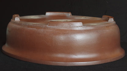 Ex-Large Tokoname ITAYAMA Bonsai Pot Unglazed Oval 62.2 cm (24.5 in.) Satsuki