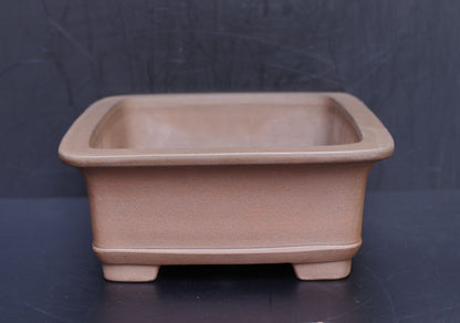Bonsai Pot Tokoname Nakano Yuji Unglazed Rectangular Width 41.2 cm (16.22 in.) Large