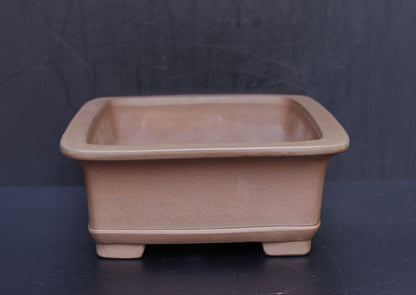 Bonsai Pot Tokoname Nakano Yuji Unglazed Rectangular Width 41.2 cm (16.22 in.) Large