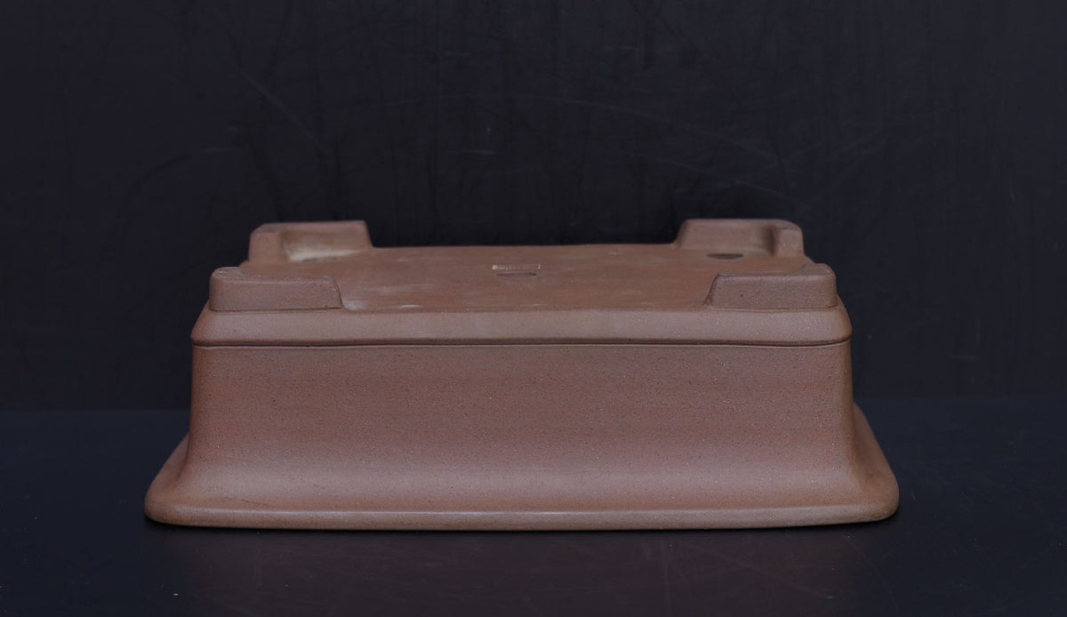 Bonsai Pot Tokoname Nakano Yuji Unglazed Rectangular Width 41.2 cm (16.22 in.) Large
