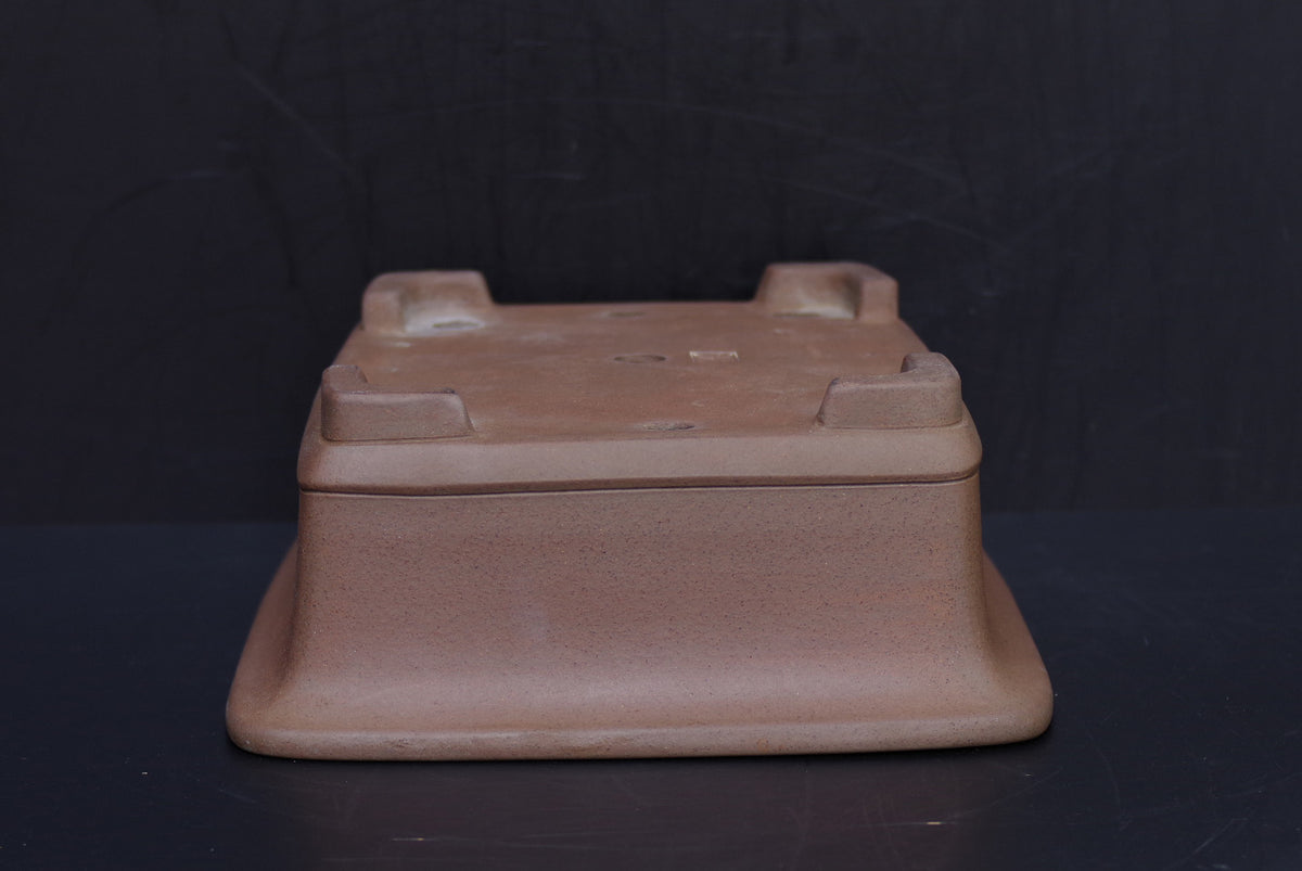 Bonsai Pot Tokoname Nakano Yuji Unglazed Rectangular Width 41.2 cm (16.22 in.) Large