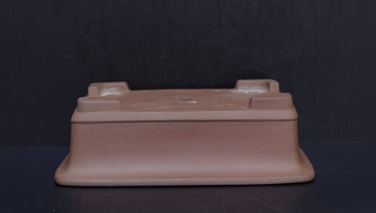 Bonsai Pot Tokoname Nakano Yuji Unglazed Rectangular Width 41.2 cm (16.22 in.) Large