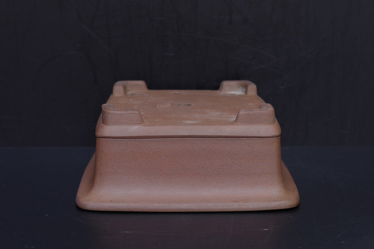 Bonsai Pot Tokoname Nakano Yuji Unglazed Rectangular Width 41.2 cm (16.22 in.) Large