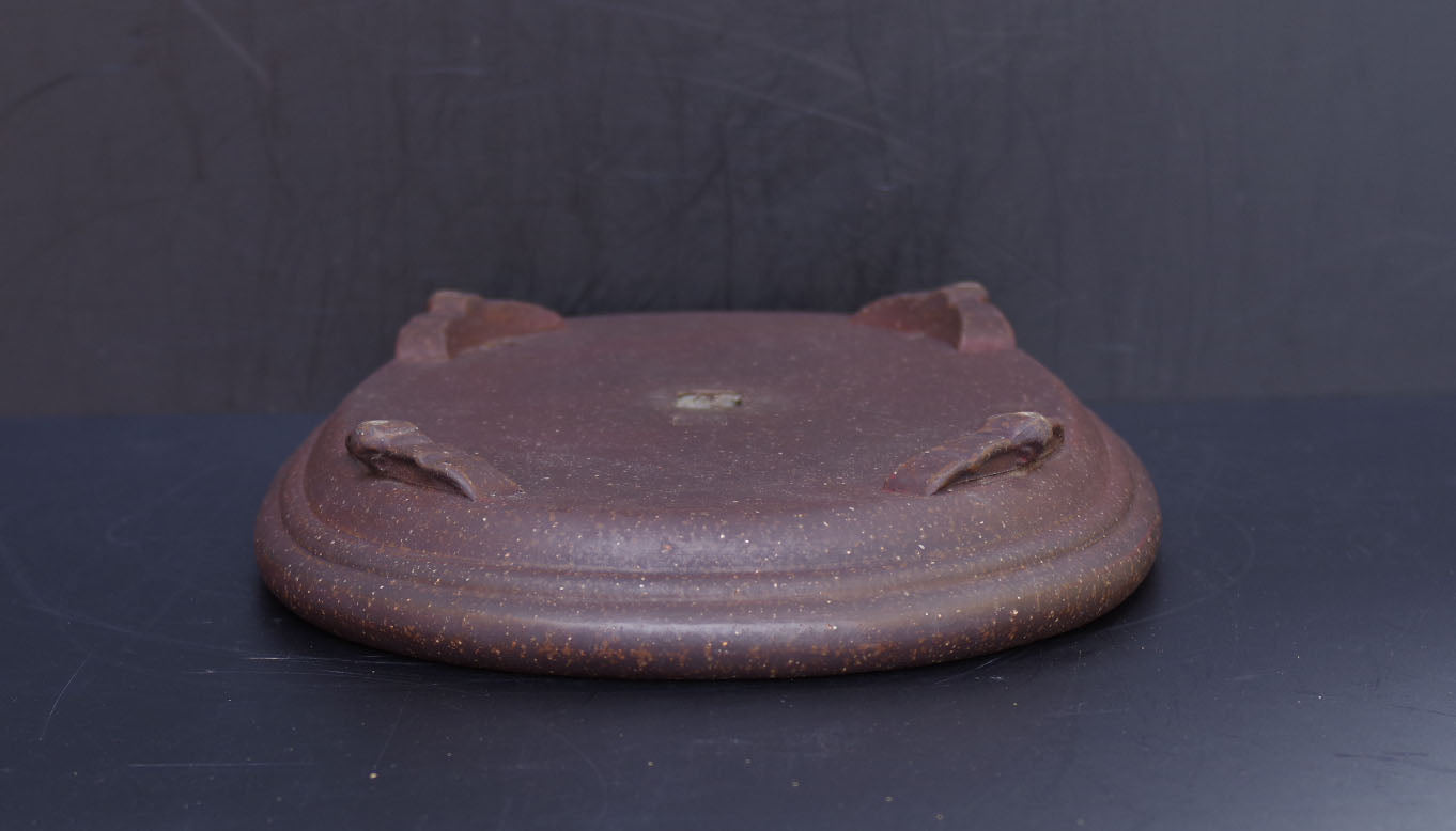 Bonsai Pot Tokoname Keizan Unglazed Oval Width 55 cm (21.7 inches) Extra Large