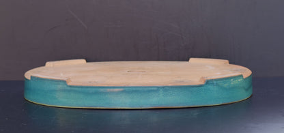 Bonsai Pot Harumatsu Green Glazed Oval Width 62.4 cm (24.6 inches) Extra Large
