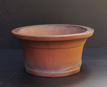 Bonsai Pot Tokoname Zenigo Unglazed Deep Oval Width 40 cm (15.75 inches) Large