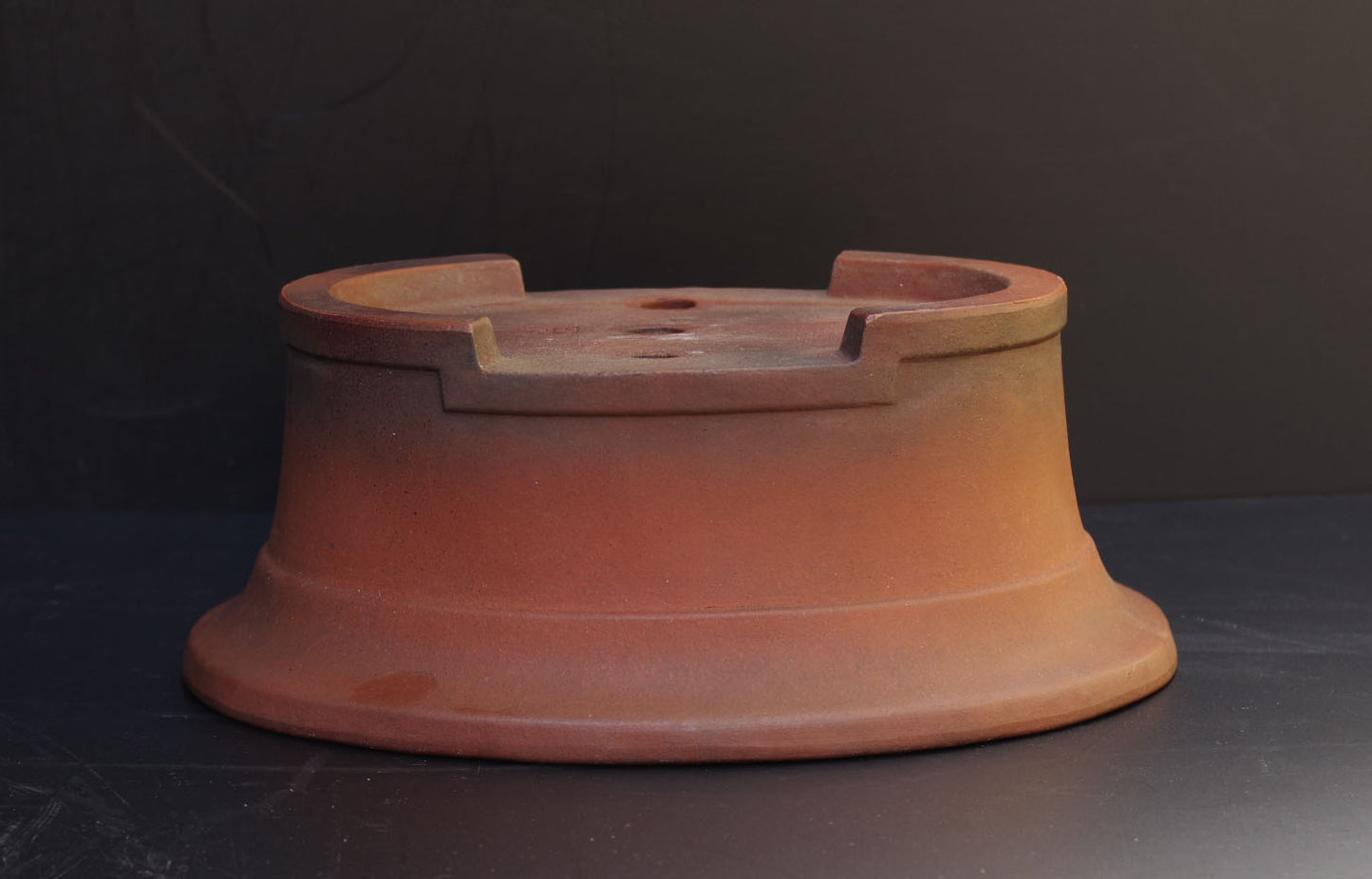 Bonsai Pot Tokoname Zenigo Unglazed Deep Oval Width 40 cm (15.75 inches) Large