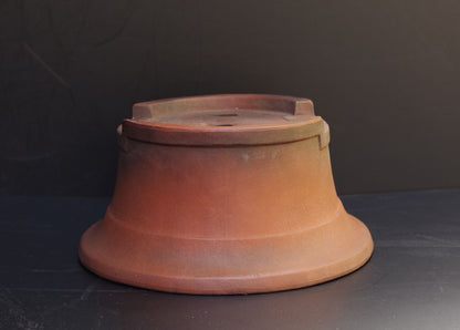 Bonsai Pot Tokoname Zenigo Unglazed Deep Oval Width 40 cm (15.75 inches) Large