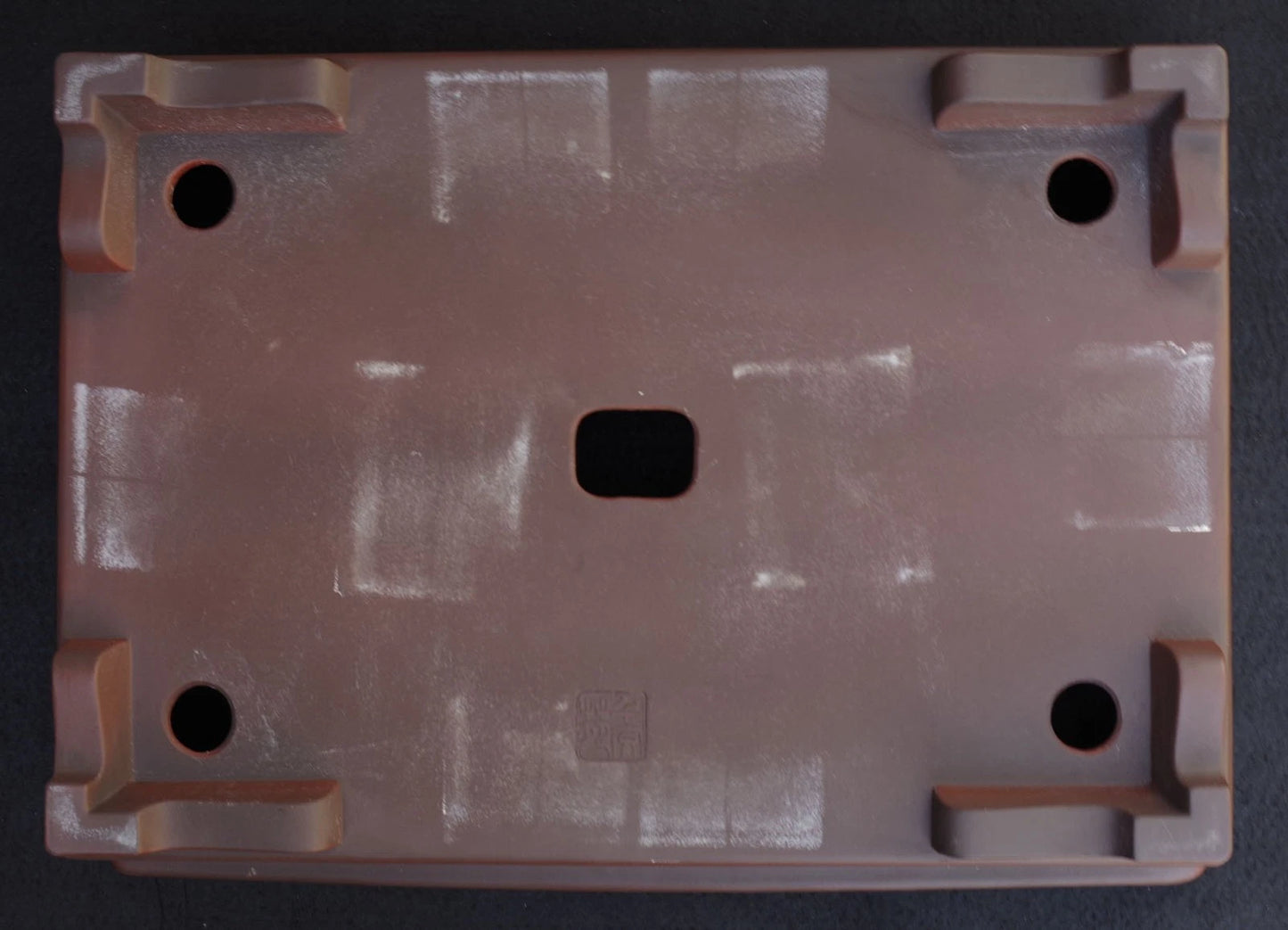 Bonsai Pot Tokoname Senkoen Unglazed Rectangular Width 47.0 cm (18.5 in.) Large