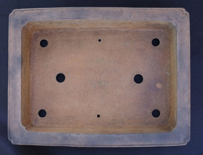 Bonsai Pot Tokoname Aiba Koyo Unglazed Rectangular Width 49.0 cm (19.29 in.) Large