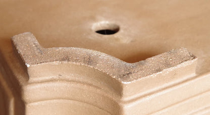 Chinese Bonsai Pot SHU HOZAN Unglazed Rectangular Width 51.2 cm (20.16 in.) Extra Large IRIMADO