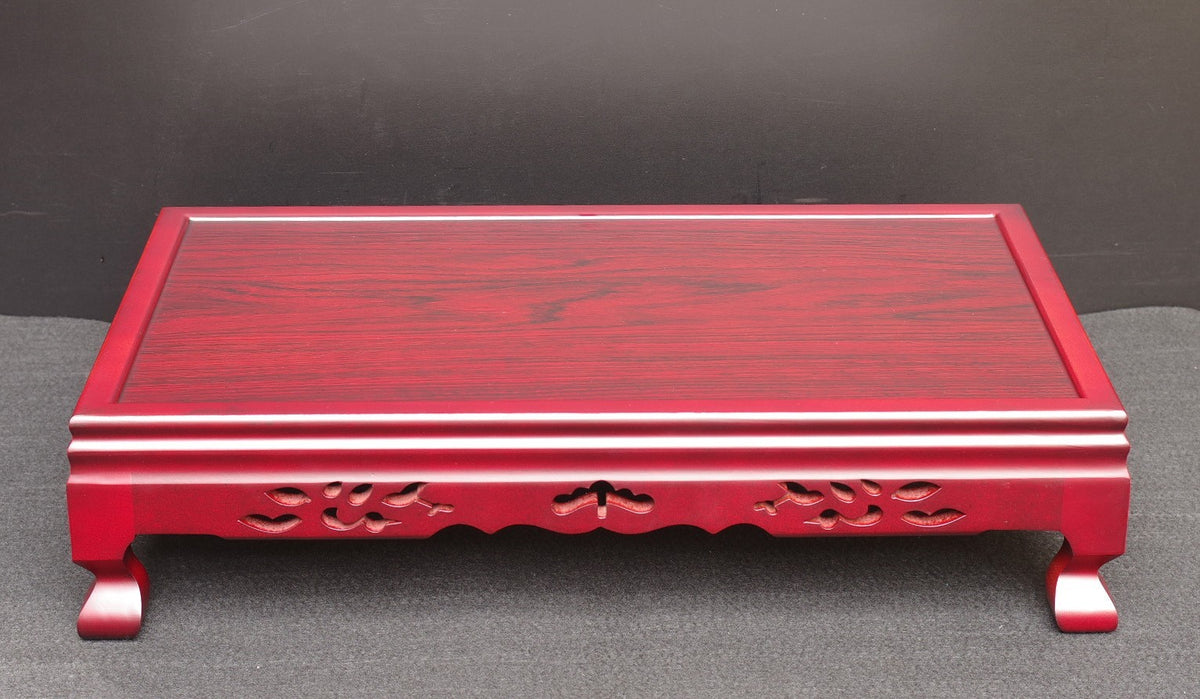 BONSAI Stand Table Rosewood Wood Rectangle Width 54.4cm (21.4in.)  Large w/ Box