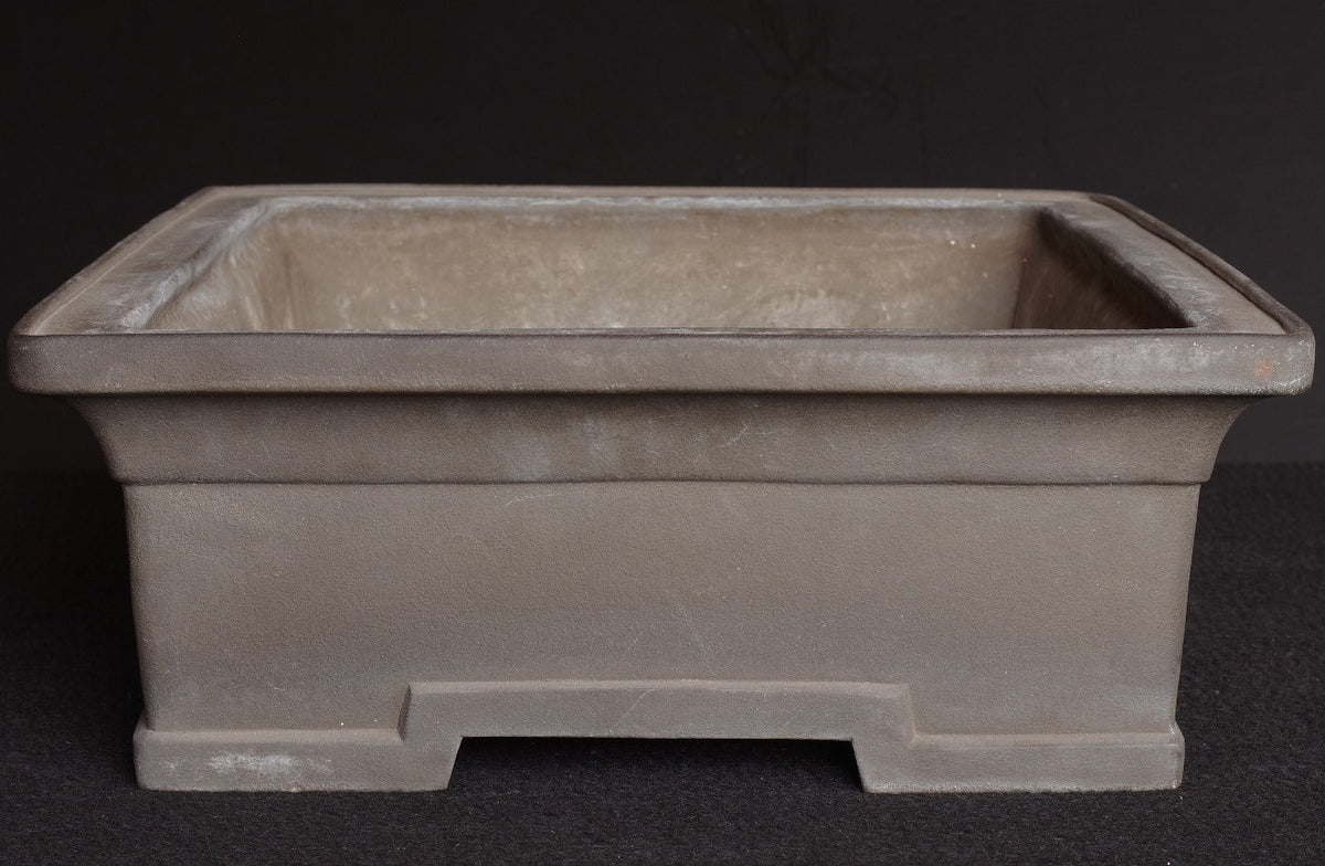 Bonsai Pot Large Vtg Unglazed Rectangular Width 46.2 cm (18.19 inches)