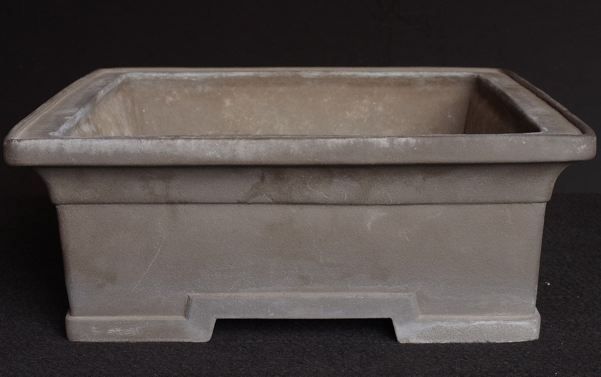Bonsai Pot Large Vtg Unglazed Rectangular Width 46.2 cm (18.19 inches)