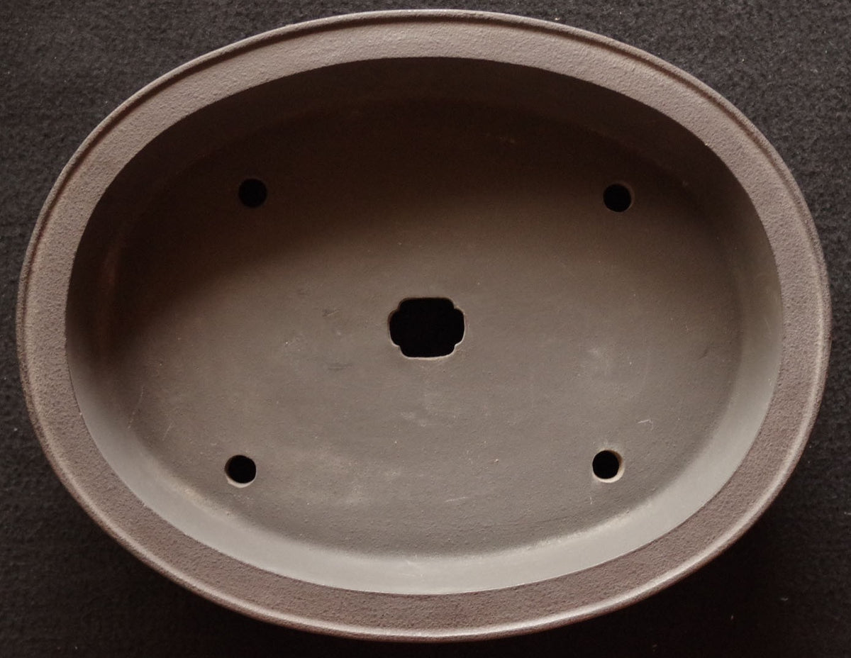 Bonsai Pot Tokoname Shibata Keizan Oval Width 39.9 cm (15.71 inches)