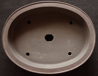 Bonsai Pot Tokoname Shibata Keizan Oval Width 39.9 cm (15.71 inches)