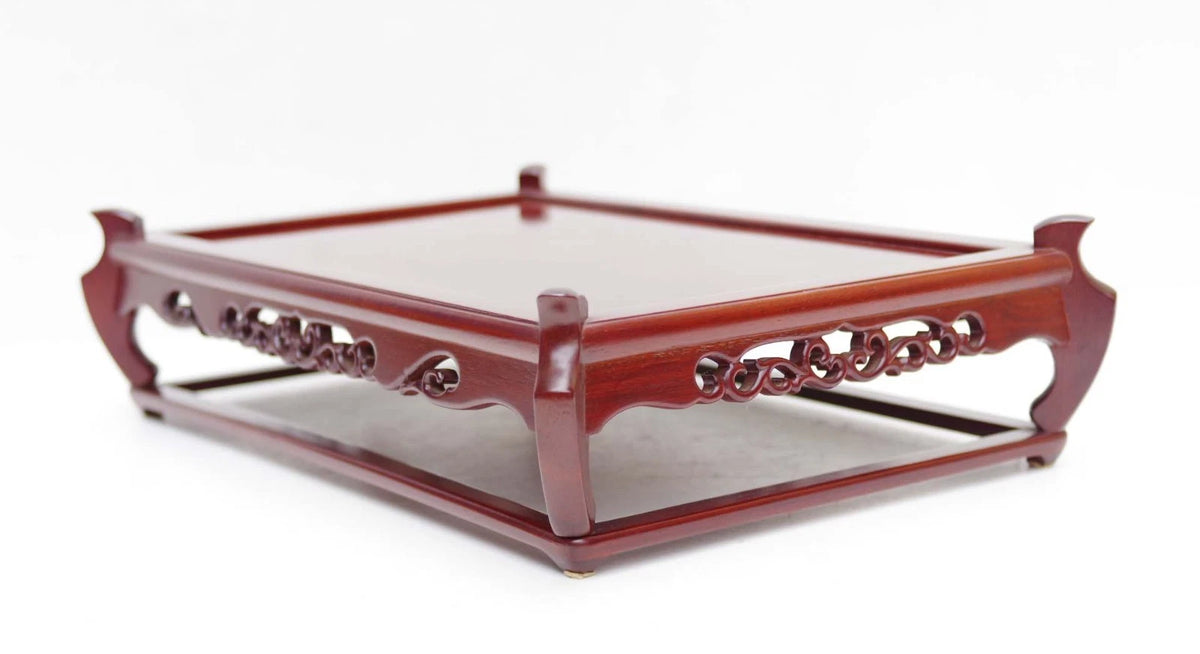 BONSAI IKEBANA Table Stand  Japan KARIMOKU  Karin Wood w/Lacquer Finish  High Grade