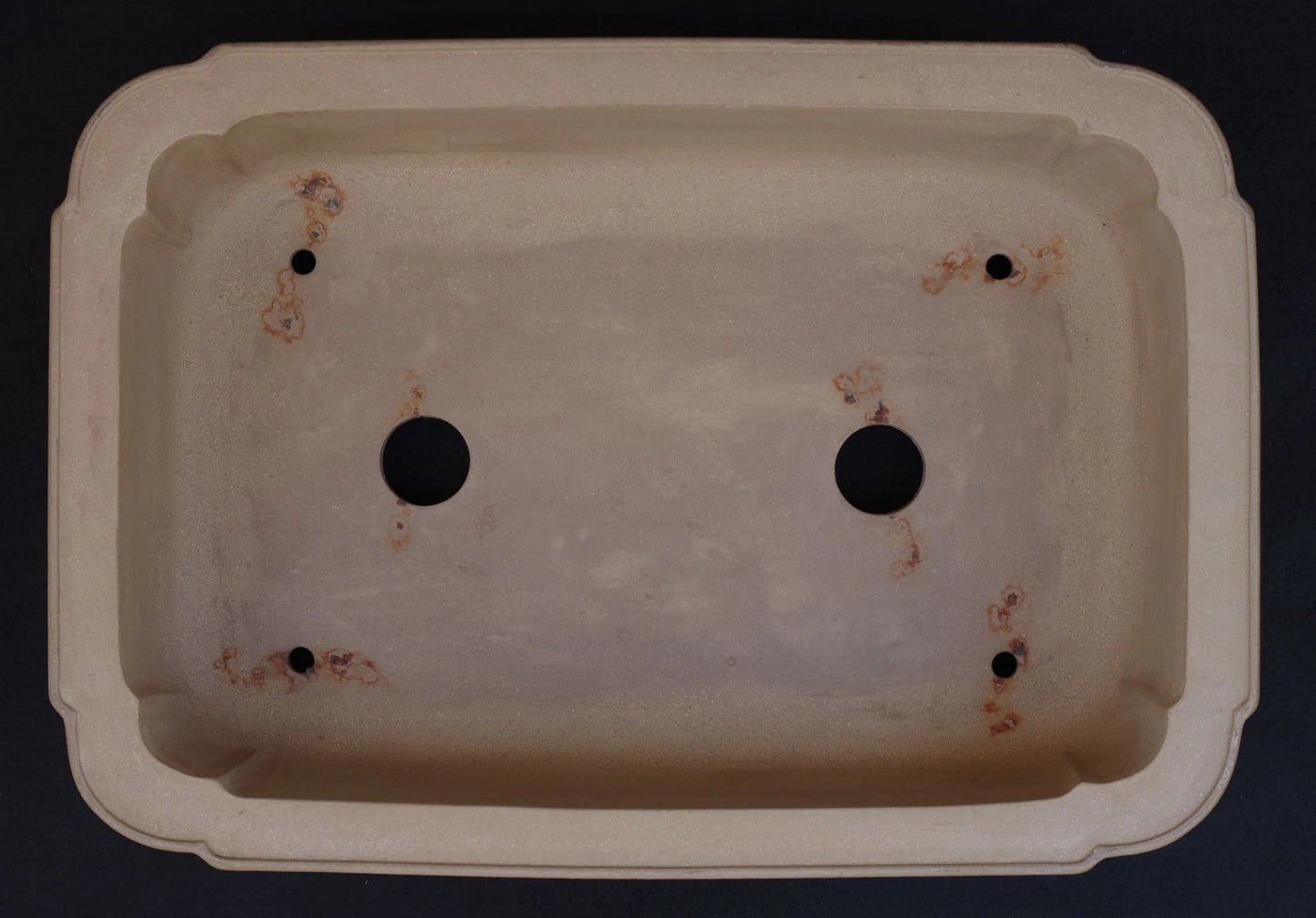 Bonsai Pot Takasagoan Unglazed Rectangular Width 61.5 cm (24.21 in.) Extra Large