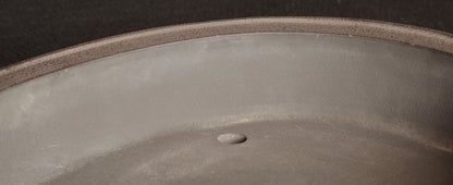 Bonsai Pot Tokoname Shibata Keizan Oval Width 39.9 cm (15.71 inches)
