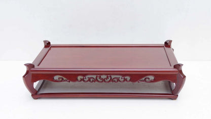 BONSAI IKEBANA Table Stand  Japan KARIMOKU  Karin Wood w/Lacquer Finish  High Grade