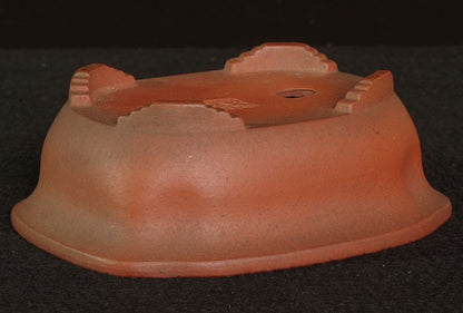 Tokoname Bonsai Pot Zenigo Unglazed MOKKO Width 18.0 cm (7.09 in) w/Tracking