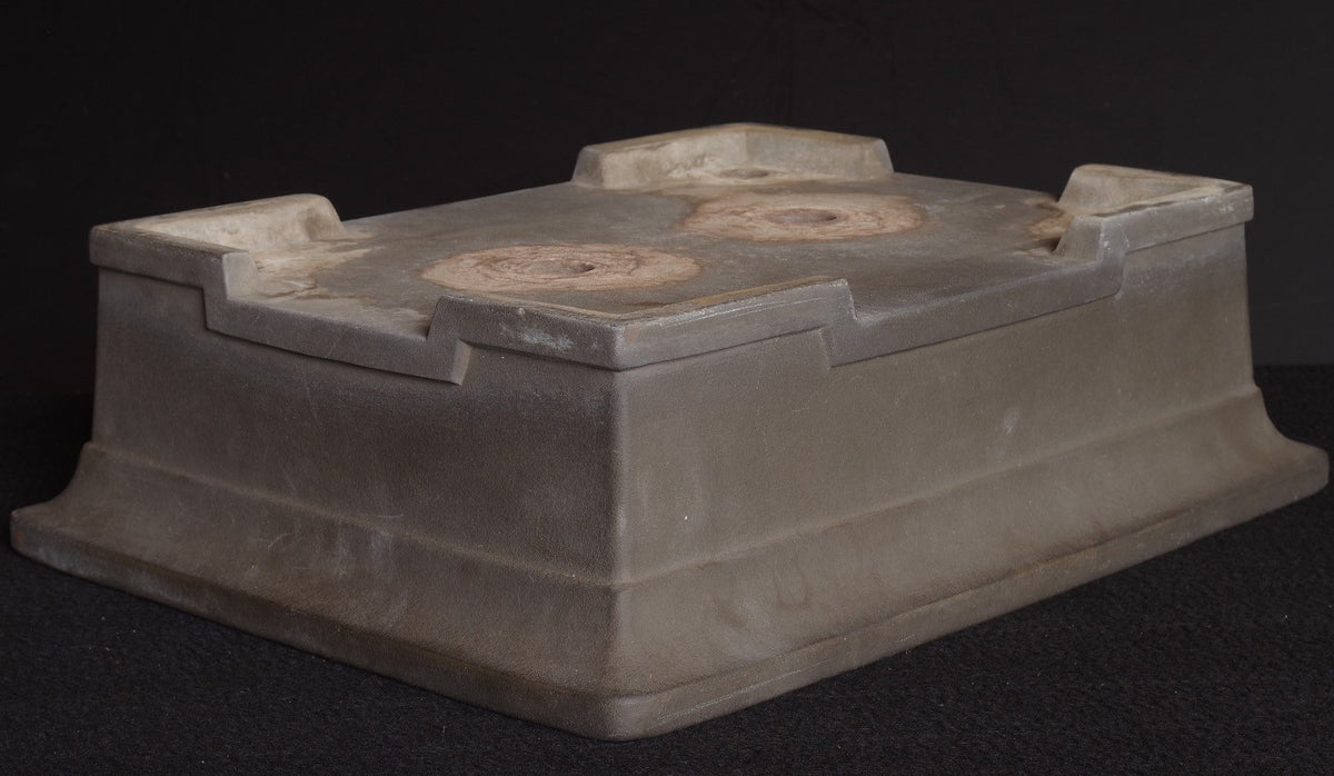 Bonsai Pot Large Vtg Unglazed Rectangular Width 46.2 cm (18.19 inches)