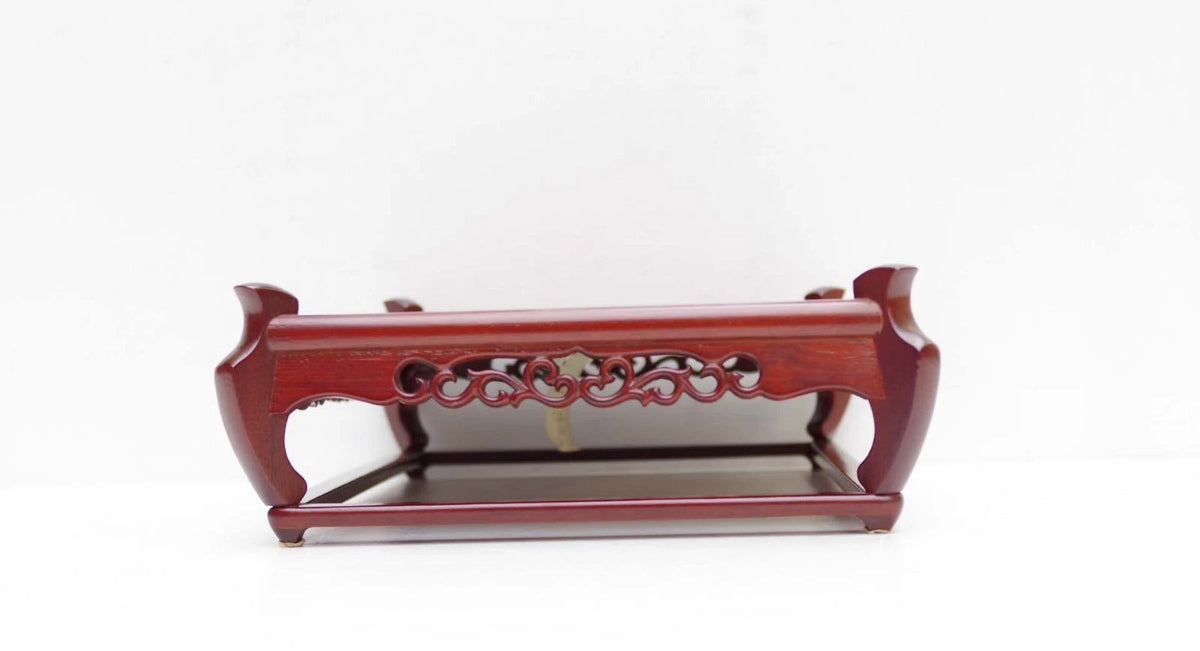 BONSAI IKEBANA Table Stand  Japan KARIMOKU  Karin Wood w/Lacquer Finish  High Grade