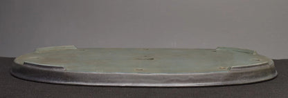 Bonsai Pot Seto Harumatsu Navy Blue Glazed Oval Width 75.0 cm (29.7 in.) Extra Large