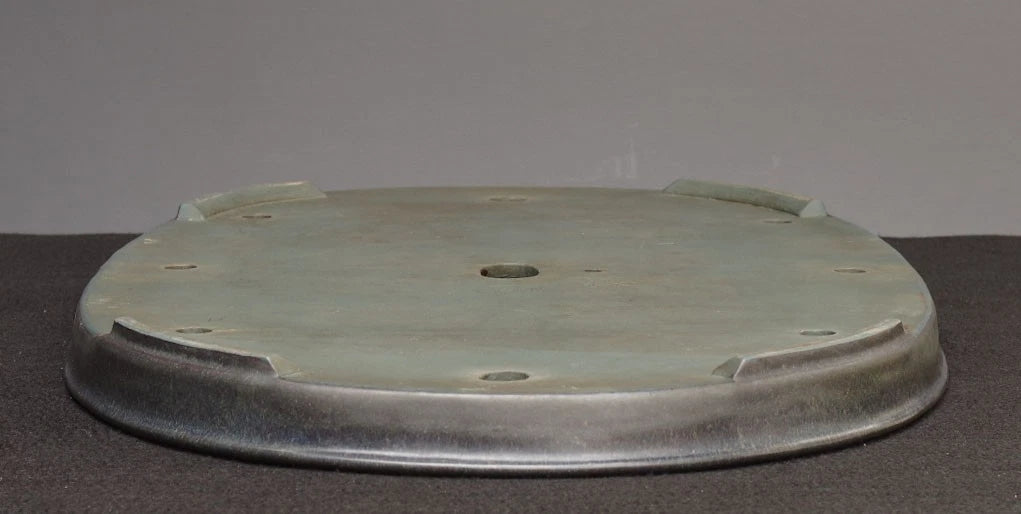 Bonsai Pot Seto Harumatsu Navy Blue Glazed Oval Width 75.0 cm (29.7 in.) Extra Large