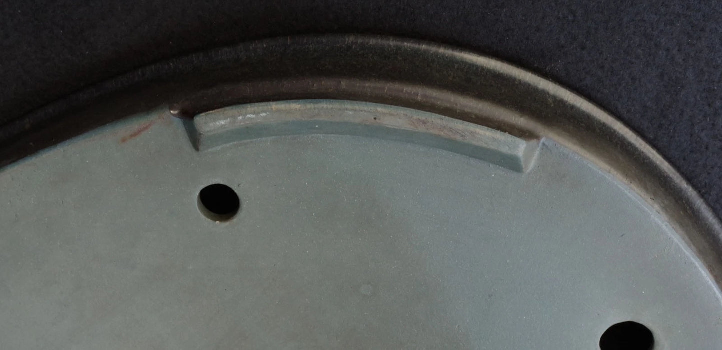 Bonsai Pot Seto Harumatsu Navy Blue Glazed Oval Width 75.0 cm (29.7 in.) Extra Large