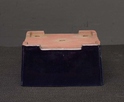 Bonsai Pot Tokoname Reiho Deep Blue Glaze Square Deep Width 23.1 cm (9.09 in.)