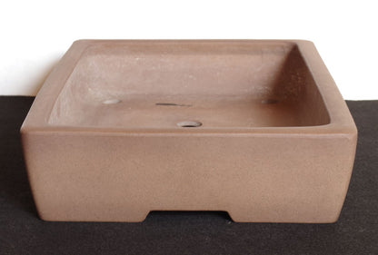 Bonsai Pot Tokoname Zenigo Unglazed Rectangular Width 40.5 cm (15.94 inches)