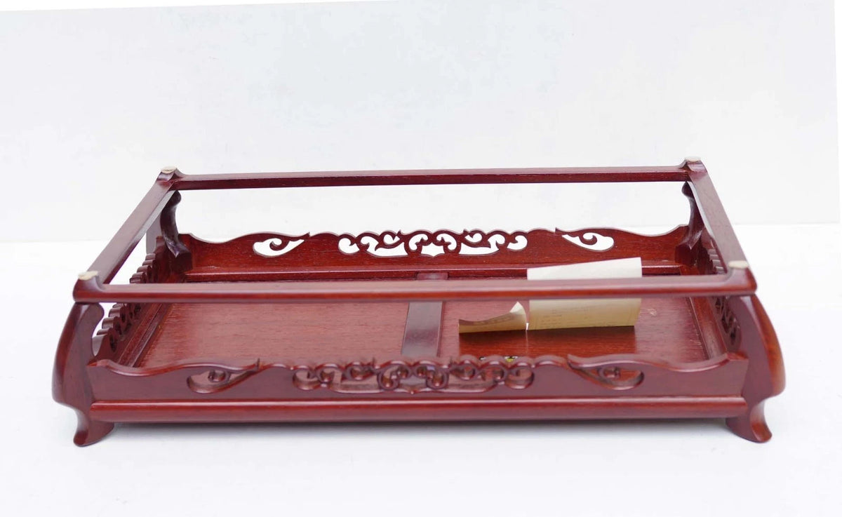 BONSAI IKEBANA Table Stand  Japan KARIMOKU  Karin Wood w/Lacquer Finish  High Grade