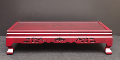 BONSAI Stand Table Rosewood Wood Rectangle Width 54.4cm (21.4in.)  Large w/ Box